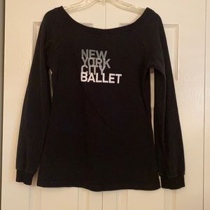 New York City Ballet sweatshirt -large but slimfit
